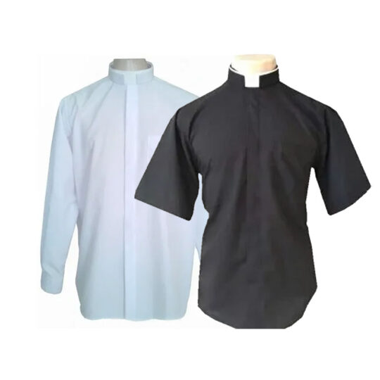 Camisa Colarinho Romano